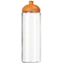H2O Active® Vibe 850 ml -urheilujuomapullo kupukannella, läpikuultava-valkoinen, oranssi lisäkuva 2