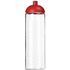 H2O Active® Vibe 850 ml -urheilujuomapullo kupukannella, läpikuultava-valkoinen, punainen lisäkuva 2