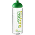 H2O Active® Vibe 850 ml -urheilujuomapullo kupukannella, läpikuultava-valkoinen, vihreä lisäkuva 1