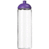 H2O Active® Vibe 850 ml -urheilujuomapullo kupukannella, läpikuultava-valkoinen, violetti lisäkuva 2