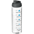 H2O Active® Vibe 850 ml -urheilujuomapullo läppäkannella, läpikuultava-valkoinen, harmaa lisäkuva 1
