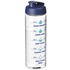 H2O Active® Vibe 850 ml -urheilujuomapullo läppäkannella, läpikuultava-valkoinen, sininen lisäkuva 1