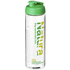 H2O Active® Vibe 850 ml -urheilujuomapullo läppäkannella, läpikuultava-valkoinen, vihreä lisäkuva 1