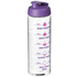 H2O Active® Vibe 850 ml -urheilujuomapullo läppäkannella, läpikuultava-valkoinen, violetti lisäkuva 1