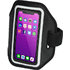 Haile-älypuhelinranneke, heijastava, läpinäkyvä kansi, musta liikelahja logopainatuksella