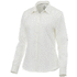 Hamell pitkähihainen naisten stretch-paita, valkoinen liikelahja logopainatuksella