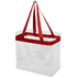 Hampton-kassi 13L, läpikuultava-valkoinen, punainen liikelahja logopainatuksella