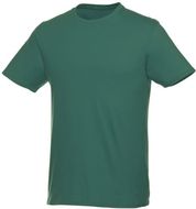 Heros-t-paita, lyhyet hihat, miesten, metsä-vihreä liikelahja logopainatuksella