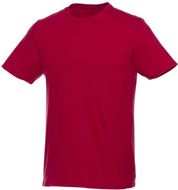 Heros-t-paita, lyhyet hihat, miesten, punainen liikelahja logopainatuksella