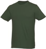 Heros-t-paita, lyhyet hihat, miesten, sotilaallinen-vihreä liikelahja logopainatuksella