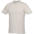 Heros-t-paita, lyhyet hihat, miesten, vaaleanharmaa liikelahja logopainatuksella