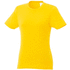 Heros-t-paita, naisten, lyhyet hihat, keltainen liikelahja logopainatuksella