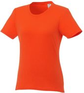 Heros-t-paita, naisten, lyhyet hihat, oranssi liikelahja logopainatuksella