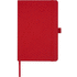 Honua A5-muistikirja kierrätyspaperista ja kierrätetyllä PET-kannella, punainen lisäkuva 3