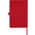 Honua A5-muistikirja kierrätyspaperista ja kierrätetyllä PET-kannella, punainen lisäkuva 4