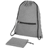 Hoss-reppu kiristysnyörillä, taitettava 5L, keskivärinen-harmaasävyinen lisäkuva 5