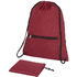 Hoss-reppu kiristysnyörillä, taitettava 5L, tummanpunainen-pilkullinen lisäkuva 5