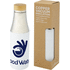 Hulan 540 ml:n kuparityhjiöeristetty pullo bambukorkilla, ruostumatonta terästä, valkoinen lisäkuva 3