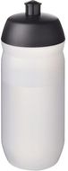 HydroFlex Clear -juomapullo, 500 ml, valkoinen, musta liikelahja logopainatuksella