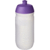 HydroFlex Clear -juomapullo, 500 ml, valkoinen, violetti liikelahja logopainatuksella