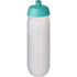 HydroFlex Clear -juomapullo, 750 ml, valkoinen, aqua-blue liikelahja logopainatuksella