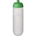 HydroFlex Clear -juomapullo, 750 ml, valkoinen, vihreä liikelahja logopainatuksella