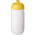 HydroFlex-juomapullo, 500 ml, valkoinen, keltainen liikelahja logopainatuksella