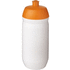 HydroFlex-juomapullo, 500 ml, valkoinen, oranssi liikelahja logopainatuksella