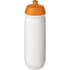 HydroFlex-juomapullo, 750 ml, valkoinen, oranssi liikelahja logopainatuksella