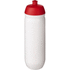 HydroFlex-juomapullo, 750 ml, valkoinen, punainen liikelahja logopainatuksella