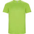 Imola lasten lyhythihainen urheilu-t-paita, kalkinvihreä liikelahja logopainatuksella