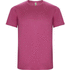 Imola lasten lyhythihainen urheilu-t-paita, kirkas-vaaleanpunainen liikelahja logopainatuksella