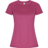 Imola naisten lyhythihainen urheilu-t-paita, kirkas-vaaleanpunainen liikelahja logopainatuksella