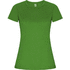 Imola naisten lyhythihainen urheilu-t-paita, vihreä-saniainen liikelahja logopainatuksella