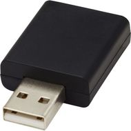 Incognito USB-tietosuoja, musta liikelahja logopainatuksella