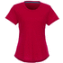 Jade naisten lyhythihainen t-paita, kierrätettyä materiaalia, punainen lisäkuva 2