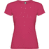 Jamaica naisten lyhythihainen t-paita, kirkas-vaaleanpunainen liikelahja logopainatuksella