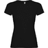 Jamaica naisten lyhythihainen t-paita, musta liikelahja logopainatuksella