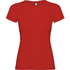 Jamaica naisten lyhythihainen t-paita, punainen liikelahja logopainatuksella
