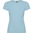Jamaica naisten lyhythihainen t-paita, sininen-taivas liikelahja logopainatuksella