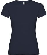 Jamaica naisten lyhythihainen t-paita, tummansininen liikelahja logopainatuksella