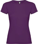 Jamaica naisten lyhythihainen t-paita, violetti liikelahja logopainatuksella
