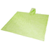 Kertakäyttöinen Ziva-sadeviitta pussissa, kalkinvihreä liikelahja logopainatuksella