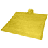 Kertakäyttöinen Ziva-sadeviitta pussissa, keltainen liikelahja logopainatuksella