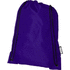 Kiristysnyörillinen Oriole RPET -reppu 5L, violetti liikelahja logopainatuksella