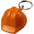 Kolt-avaimenperä, kypäränmuotoinen, oranssi liikelahja logopainatuksella
