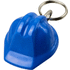 Kolt kypäränmuotoinen avaimenperä kierrätetystä materiaalista, sininen liikelahja logopainatuksella