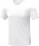 Kratos miesten lyhythihainen t-paita, cool fit, valkoinen liikelahja logopainatuksella