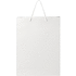 Käsintehty integra-paperikassi 170 g/m2 muovikahvoilla  XL, valkoinen lisäkuva 2
