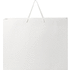 Käsintehty integra-paperikassi 170 g/m2 muovikahvoilla  XXL, valkoinen lisäkuva 2